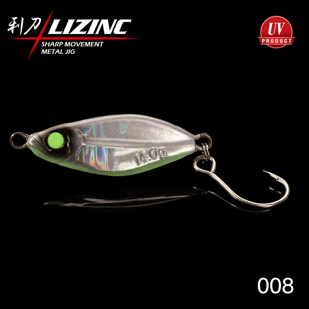 Spoon Jig Fishing Lure 3.5g/5g/7g/10g/14g Fishing Jigs Saltwater Lures Metal Bass Jig Isca Artificial Fish Glitter Holographic