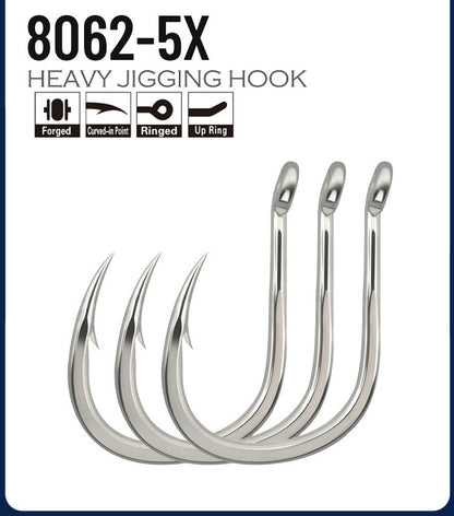 BKK Slow Jigging Jig Hook Saltwater Fishing 8062 5X Strong