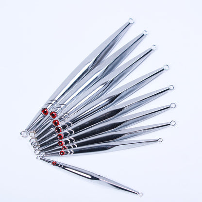 Fast Sinking Chrome Metal Jig Lure TX004