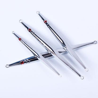 Fast Sinking Chrome Metal Jig Lure TX004