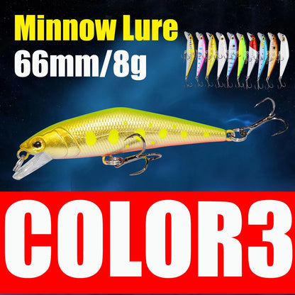 D Contact Minnow 63mm Sinking Trout Fishing Lure