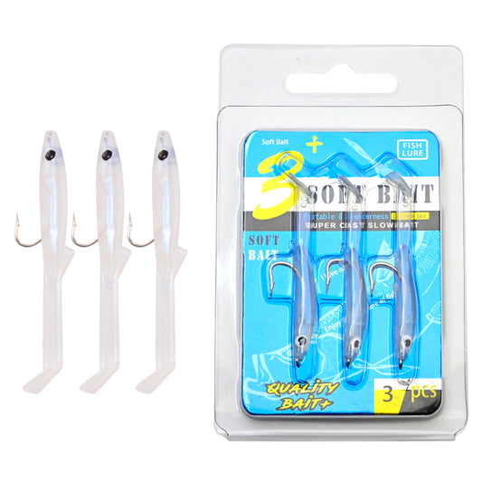 Raglou Soft Fishing Lure 3pk-55mm