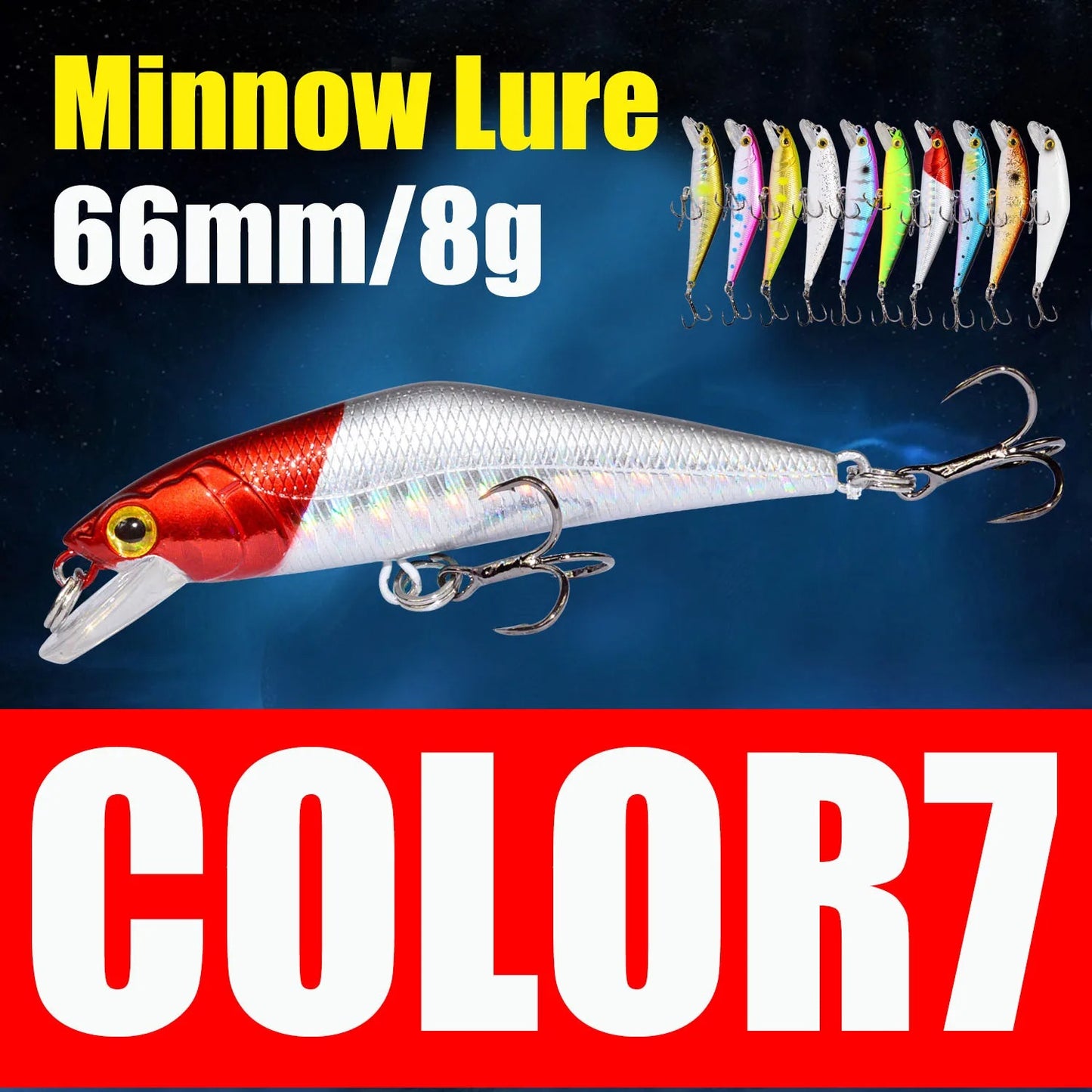 D Contact Minnow 63mm Sinking Trout Fishing Lure