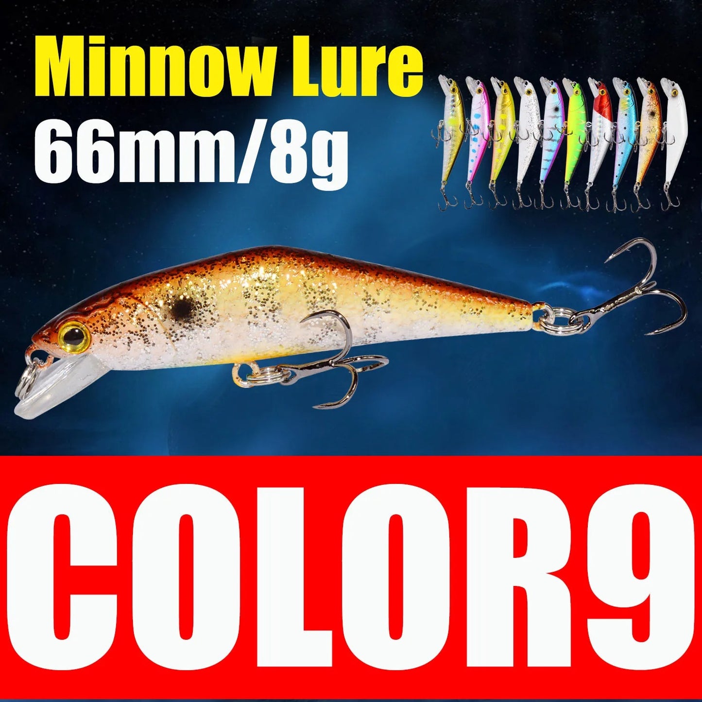 D Contact Minnow 63mm Sinking Trout Fishing Lure