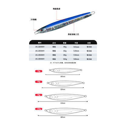 Fast Sinking Vertical Jigs TX027