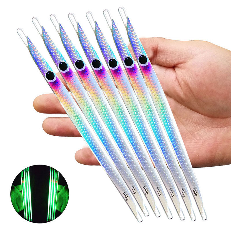 Glow Head Fast Sinking Vertical Jigs TX009