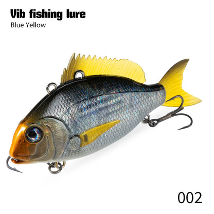 OEM Customized VIB Winter Bait 50mm/11g 65mm/24g Fishing Lures Wobbler Hooks for Pike Bass Sinking Trolling Lures