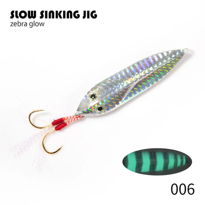 Hunthouse 20g 30g 40g 60g Jigging Lure Bait Artificial Lures Fishing Leads Jig Fishing Slow Fall Metal Jigs Lure
