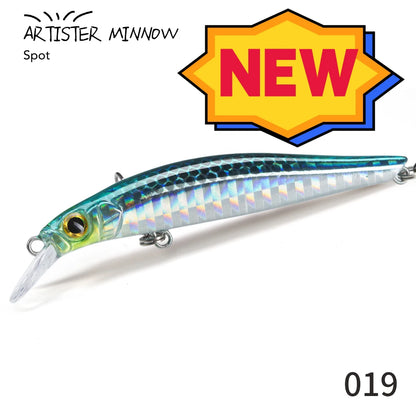 High Quality 70/80mm Artificial Hard Plastic Lure with Triple Hooks Freshwater Minnow Lure Floating Minnow Lure