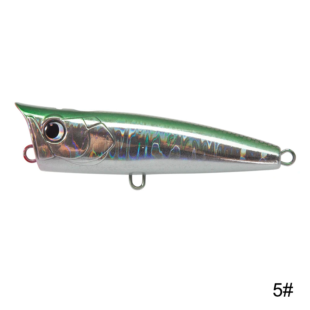Factory Wholesale 90mm/23g Popper Fishing Lures Newest Popular Hard Body Bait Saltwater Fishing Popper Lures