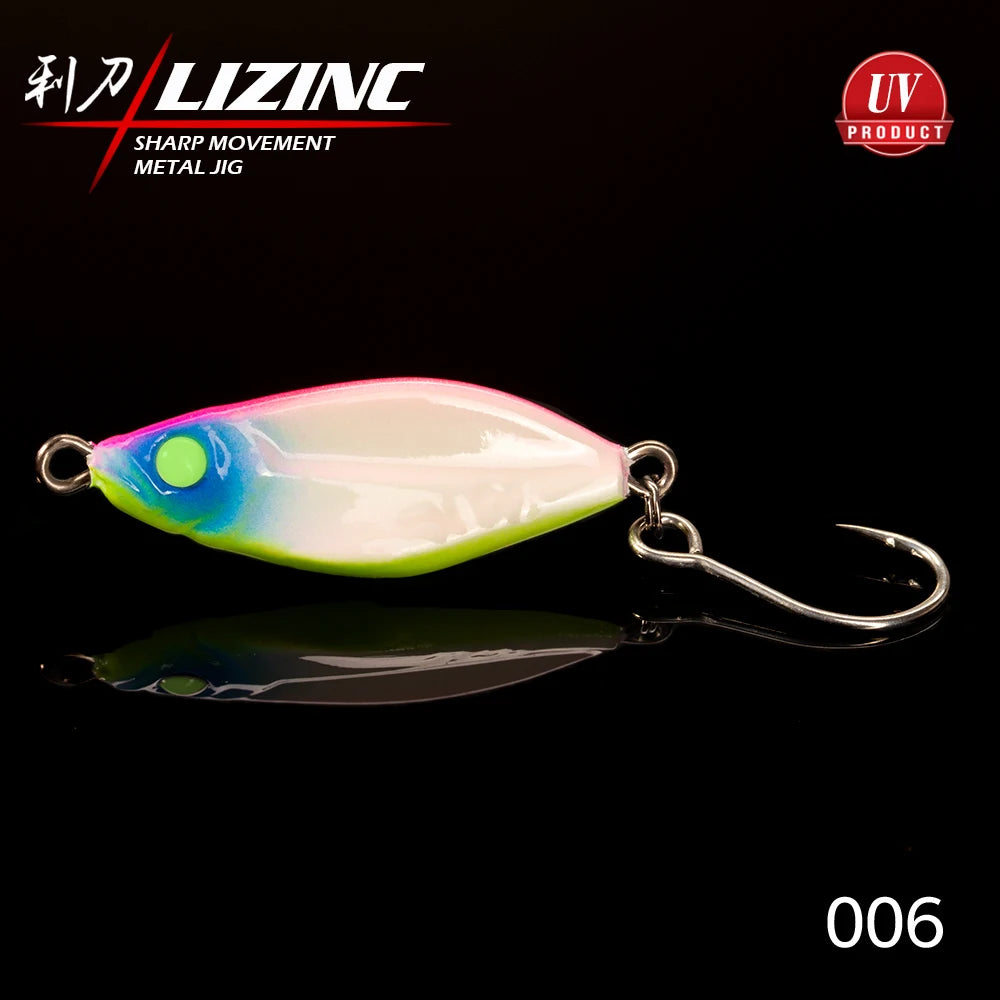 Spoon Jig Fishing Lure 3.5g/5g/7g/10g/14g Fishing Jigs Saltwater Lures Metal Bass Jig Isca Artificial Fish Glitter Holographic