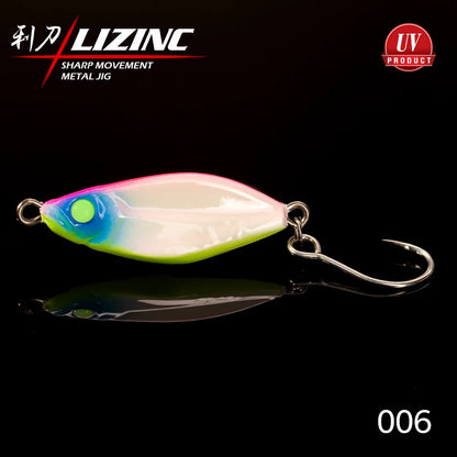 Spoon Jig Fishing Lure 3.5g/5g/7g/10g/14g Fishing Jigs Saltwater Lures Metal Bass Jig Isca Artificial Fish Glitter Holographic