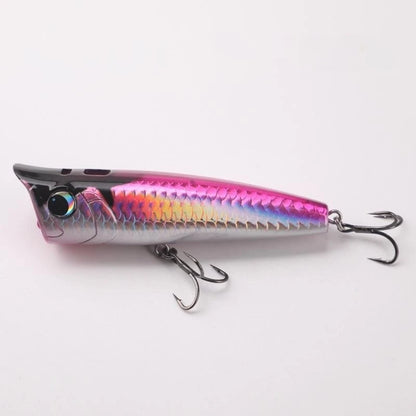 High Quality Fishing Lure 15g 20g with Lifelike 3D Eyes Saltwater 5 Colours Artificial Hard Plastics Popper Lure Bait