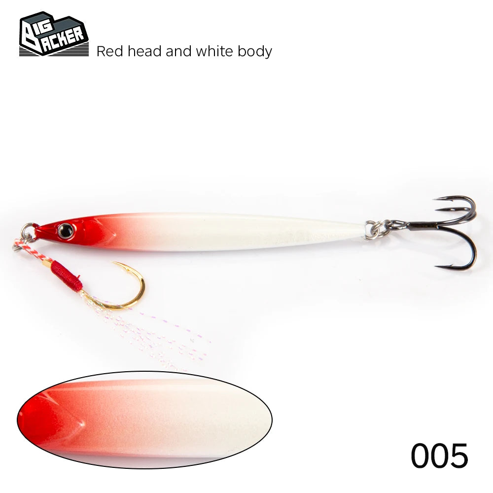 Saltwater 3D Bionic Printing Major Vertical Craft Attracts Fish Longer Flash Fast Sinking Saltwater Jig Bait