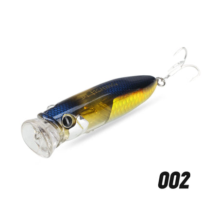 Wholesale Hard Baits Floating Popper 90mm/18.8g Artificial Plastic Bait Fishing Lure with Hooks for Fishing