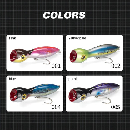 Hunt House Hard Bait Trolling Lure Top Water Fishing Poppers Big Game 205mm 166g Gt Popper