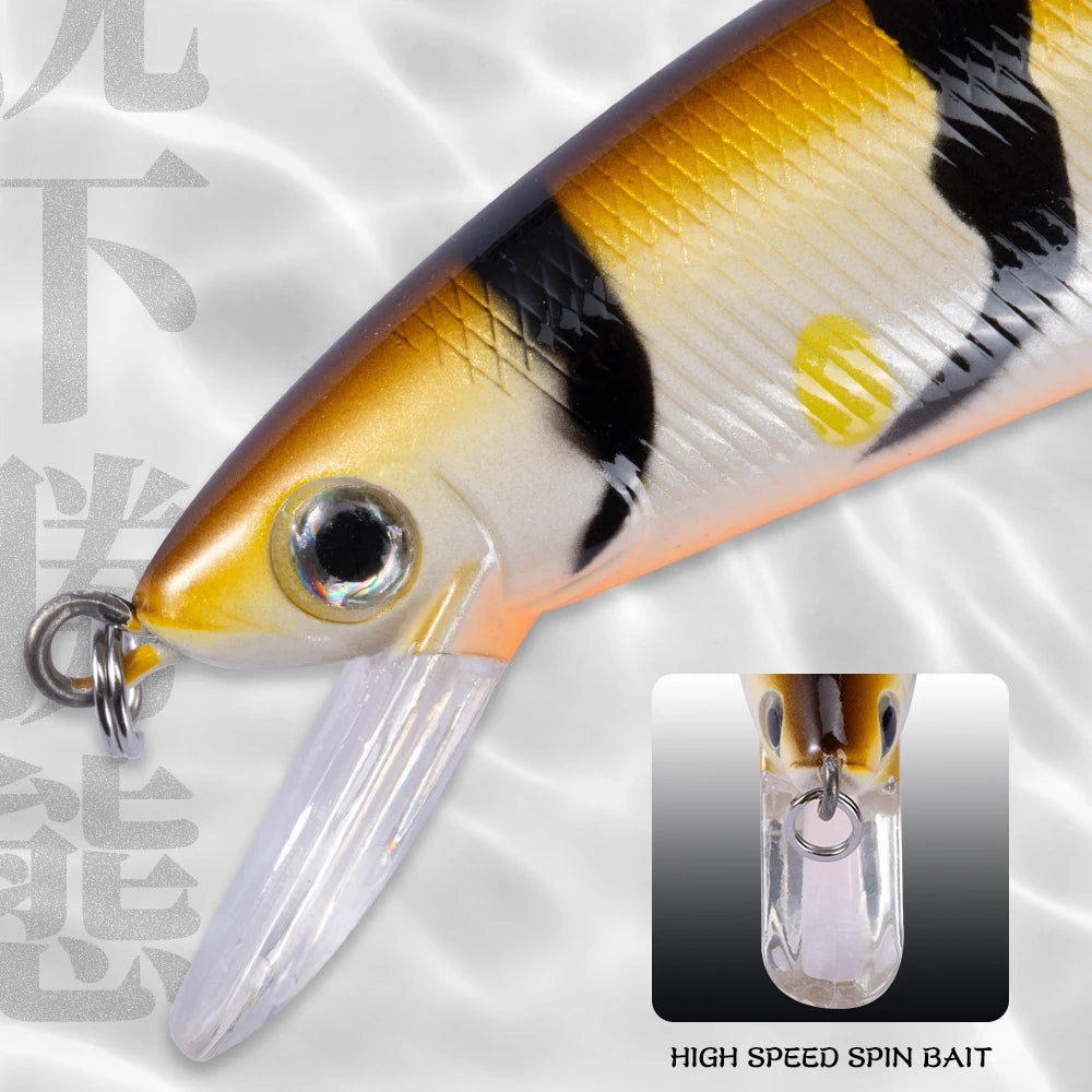120mm 44g Heavy Sinking Minnow Fishing Lure Long Casting Trolling Hard Bait LW134 for Saltwater Tuna Sea Bass Wholesale