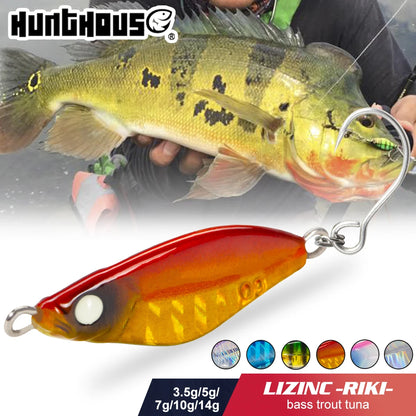 Spoon Jig Fishing Lure 3.5g/5g/7g/10g/14g Fishing Jigs Saltwater Lures Metal Bass Jig Isca Artificial Fish Glitter Holographic