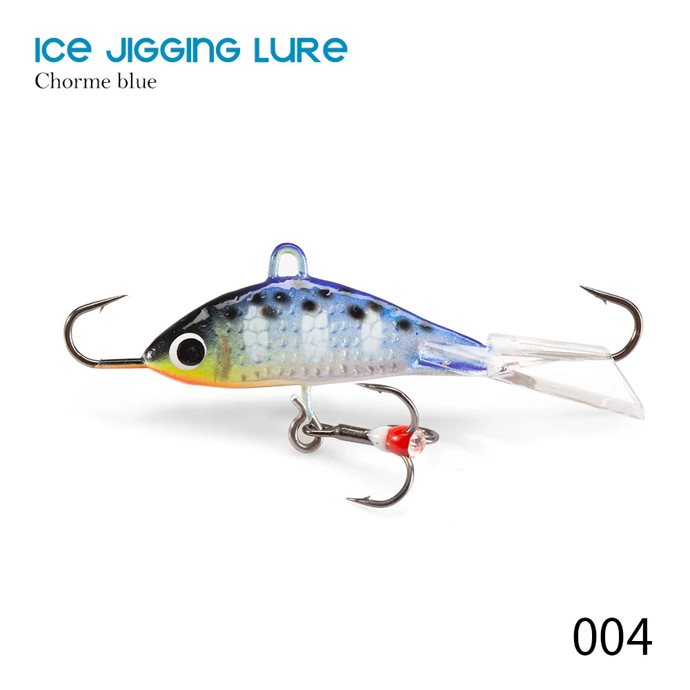 OEM JIGGING Fishing Tackle 43mm 20g Perch Lure Ice Fishing Jigging Lures Tip up Ice Fishing Jigs