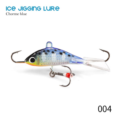 OEM JIGGING Fishing Tackle 43mm 20g Perch Lure Ice Fishing Jigging Lures Tip up Ice Fishing Jigs