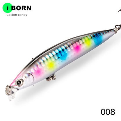 Minnow Hard Fishing Lure Floating Lures 78 98 118mm Swimming Style Bionic Artificial Hard Baits Stream Lures