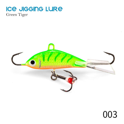 OEM JIGGING Fishing Tackle 43mm 20g Perch Lure Ice Fishing Jigging Lures Tip up Ice Fishing Jigs