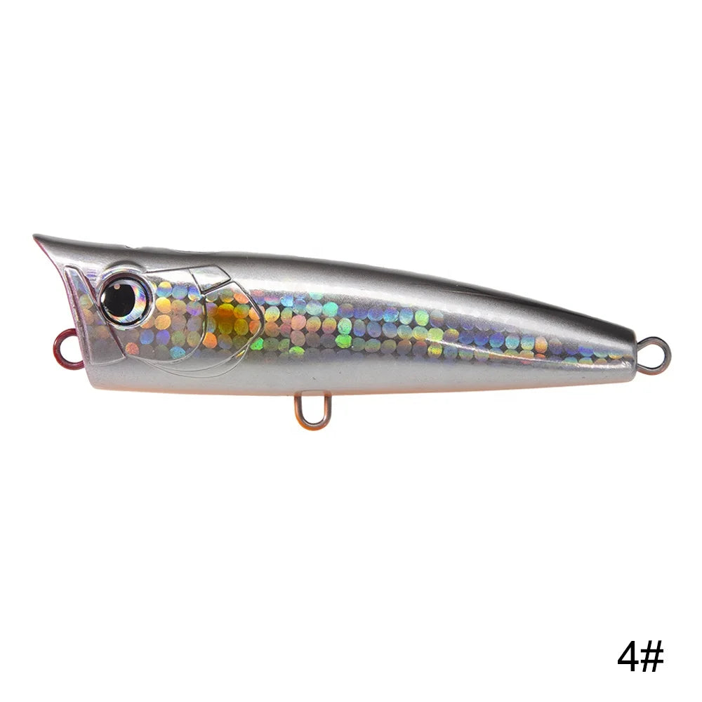 Factory Wholesale 90mm/23g Popper Fishing Lures Newest Popular Hard Body Bait Saltwater Fishing Popper Lures