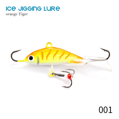 OEM JIGGING Fishing Tackle 43mm 20g Perch Lure Ice Fishing Jigging Lures Tip up Ice Fishing Jigs