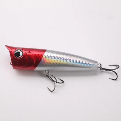High Quality Fishing Lure 15g 20g with Lifelike 3D Eyes Saltwater 5 Colours Artificial Hard Plastics Popper Lure Bait