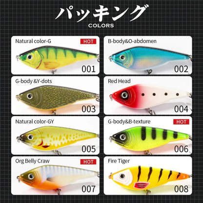 Orange Lips 12cm50g Lipless Crankbait Sinking VIB Fishing Lure Hard Artificial Jerk Bait for Pike Bass Wobblers Jerkbait Fishing