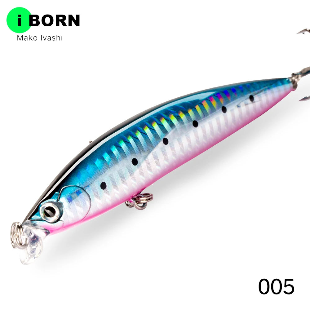 Minnow Hard Fishing Lure Floating Lures 78 98 118mm Swimming Style Bionic Artificial Hard Baits Stream Lures