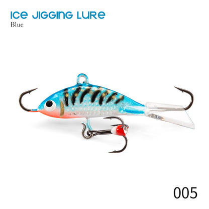 OEM JIGGING Fishing Tackle 43mm 20g Perch Lure Ice Fishing Jigging Lures Tip up Ice Fishing Jigs