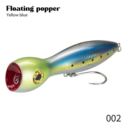 Hunt House Hard Bait Trolling Lure Top Water Fishing Poppers Big Game 205mm 166g Gt Popper