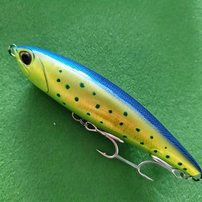 TEASER 160mm 70g Sinking Pencil Lure Sea Fishing Big Game Tuna Hard Bait Snake Walker Topwater Pencil Lure Stick Bait