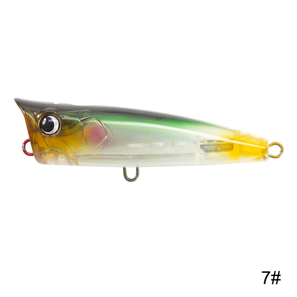 Factory Wholesale 90mm/23g Popper Fishing Lures Newest Popular Hard Body Bait Saltwater Fishing Popper Lures
