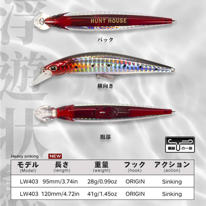 Wholesale 95mm/28g 120mm/41g Realistic Bass Fishing Wobblers Jerkbaits Minnow Lures Floating Pencil Hard Lures for Sea Bass Tuna