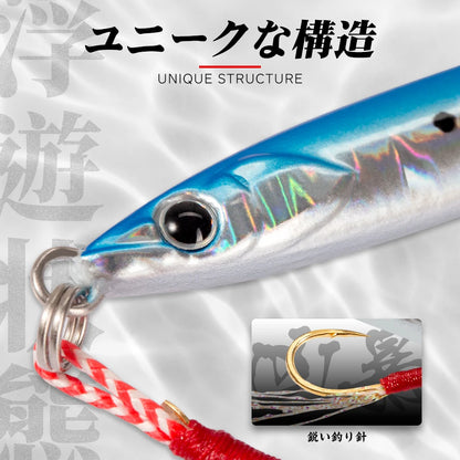 Saltwater 3D Bionic Printing Major Vertical Craft Attracts Fish Longer Flash Fast Sinking Saltwater Jig Bait