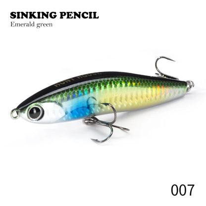 Sinking Pencil Lures 95mm/24g Saltwater Big Game Tuna Marlin Lures Long Shot Sea Fishing Lure