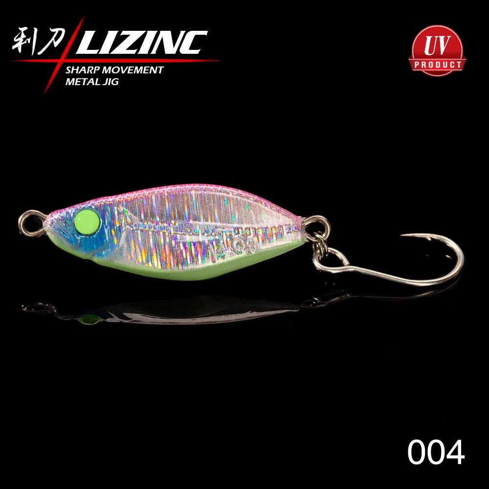 Spoon Jig Fishing Lure 3.5g/5g/7g/10g/14g Fishing Jigs Saltwater Lures Metal Bass Jig Isca Artificial Fish Glitter Holographic
