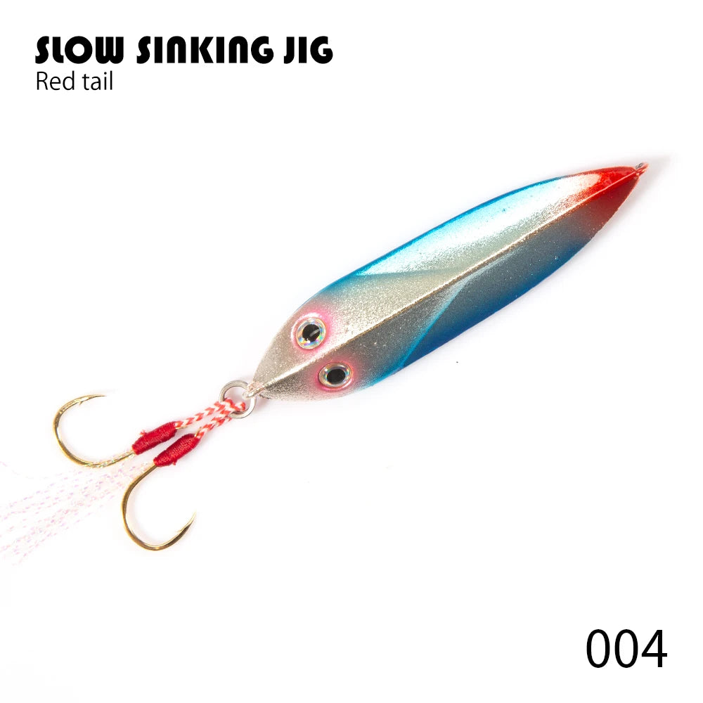 Hunthouse 20g 30g 40g 60g Jigging Lure Bait Artificial Lures Fishing Leads Jig Fishing Slow Fall Metal Jigs Lure