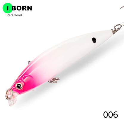 Minnow Hard Fishing Lure Floating Lures 78 98 118mm Swimming Style Bionic Artificial Hard Baits Stream Lures