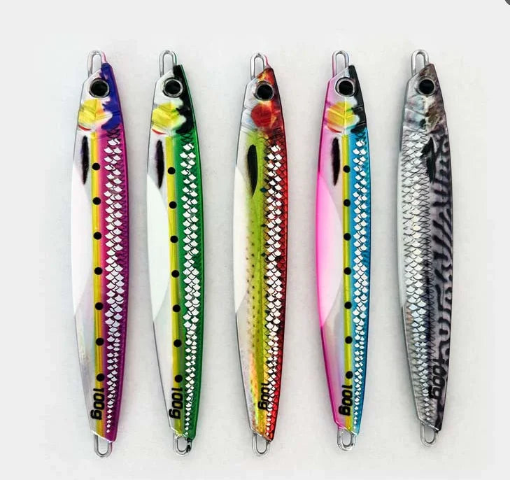TEASER WC-89 30g40g60g80g100g120g150g 3D Printing Metal Jig Lure Long Luminous Sinking Needle Major Vertical Craft Scale