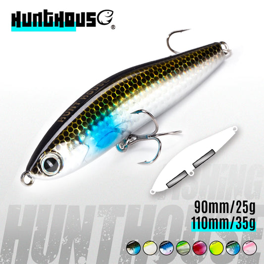 Sinking Pencil Lures 95mm/24g Saltwater Big Game Tuna Marlin Lures Long Shot Sea Fishing Lure