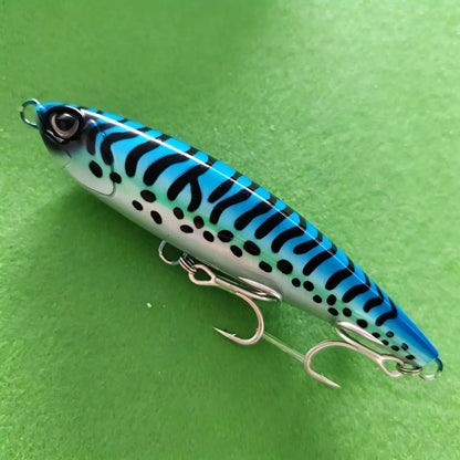 TEASER 160mm 70g Sinking Pencil Lure Sea Fishing Big Game Tuna Hard Bait Snake Walker Topwater Pencil Lure Stick Bait