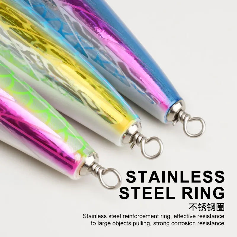 TEASER WD136 100g Wood Topwater Popper Lure UV Luminous Topwater Bait Popper Fishing Lure TopWater Fishing Lure