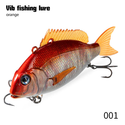 OEM Customized VIB Winter Bait 50mm/11g 65mm/24g Fishing Lures Wobbler Hooks for Pike Bass Sinking Trolling Lures
