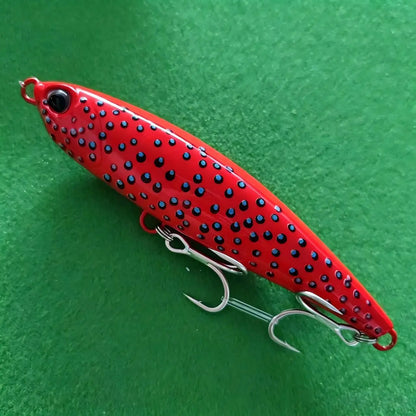 TEASER 160mm 70g Sinking Pencil Lure Sea Fishing Big Game Tuna Saltwater UV Coating 3D Printing Sinking Pencil Tuna Lure