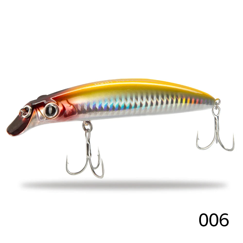 Hunt House 10.5cm 18g 140mm Popper Hard Plastic Surface Bait ABS Top Water Popper Fishing Lure for Trout River Stream Sea