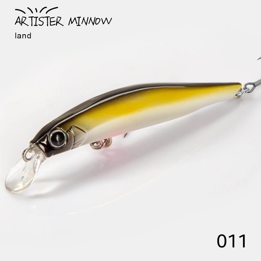 High Quality 70/80mm Artificial Hard Plastic Lure with Triple Hooks Freshwater Minnow Lure Floating Minnow Lure