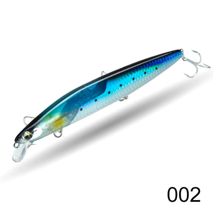 High Quality 14.5cm 27g Crazy Flash Floating Water Mino Lure with PVC Box Short Tongue ABS Far-Billed Freshwater Fish Salmon